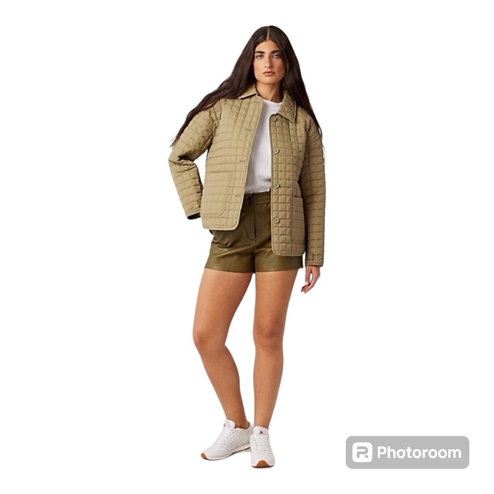 Hudson North Women’s Olive Quilt Polyfill Lightweight Jacket Size M NWT